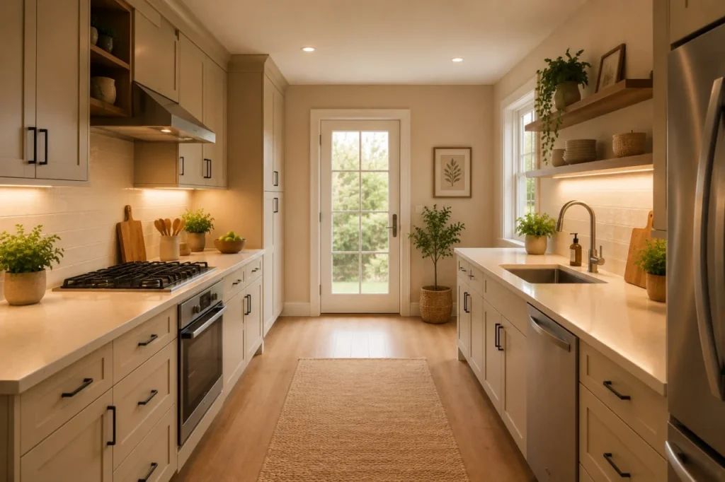 parallel kitchen designs and ideas